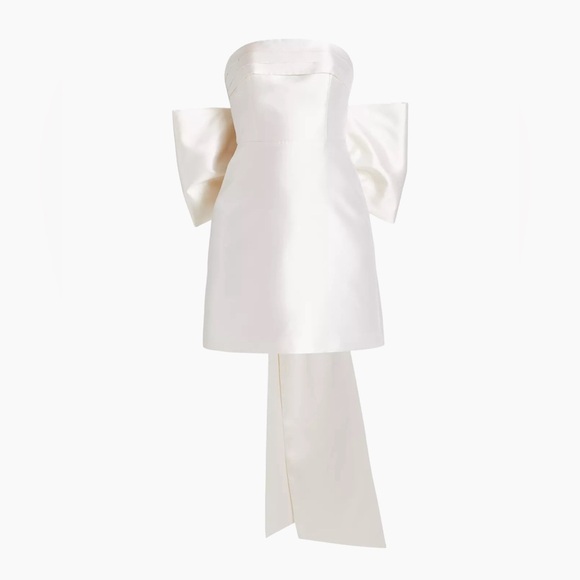 NWT Alexia Maria Sophie Bow-Embellished Minidress - Picture 3 of 15